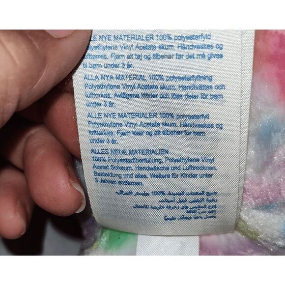 Build A Bear Pretty Petals Bunny 16" Plush Easter Rabbit Pastel Flowers BABW - Picture 6 of 9